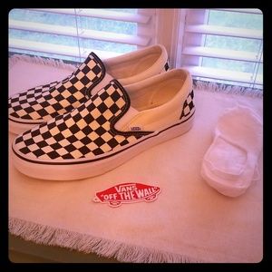 Vans Asher Checkerboard Men's Slip-on Sneaker